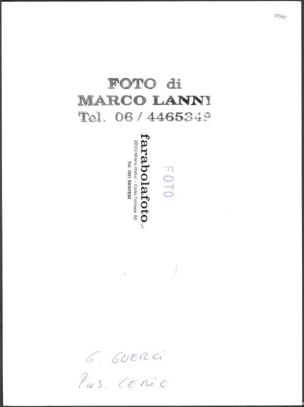 Guerci presidente Ceric anni 90 Ft 37397 - Stampa 24x18 cm - Farabola Stampa ai sali d'argento