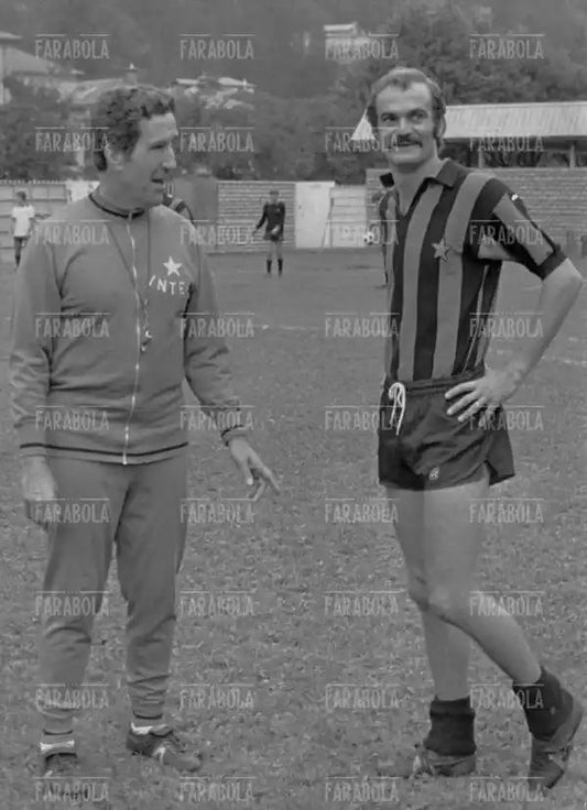 Helenio Herrera e Sandro Mazzola, Appiano Gentile, anni 60 - Farabola Immagine digitale