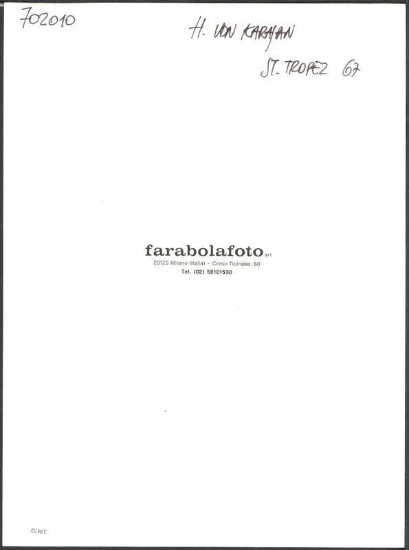Herbert von Karajan a Saint Tropez 1967 Ft 37432 - Stampa 24x18 cm - Farabola Stampa ai sali d'argento