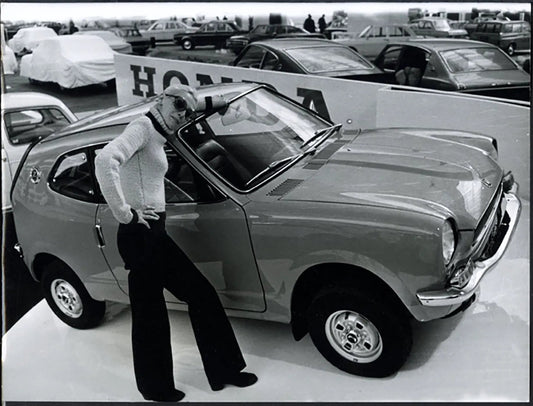 Honda Mini Z Salone Auto Parigi 1971 Ft 36500 - Stampa 24x18 cm - Farabola Stampa ai sali d'argento