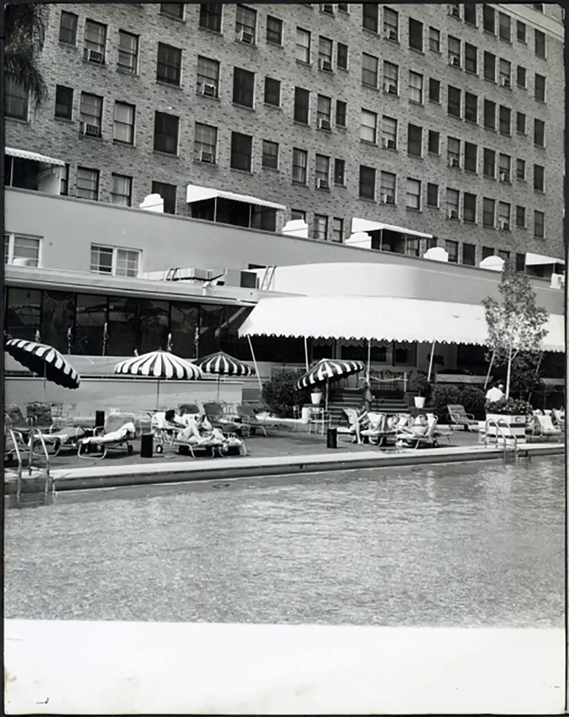 Hotel Beverly Wilshire a Beverly Hills anni 60 Ft 37954 - Stampa 21x27 cm - Farabola Stampa ai sali d'argento