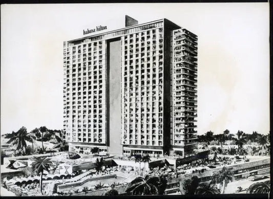 Hotel New Hilton a L'Havana 1958 Ft 4401 - Stampa 18x13 cm - Farabola Stampa ai sali d'argento