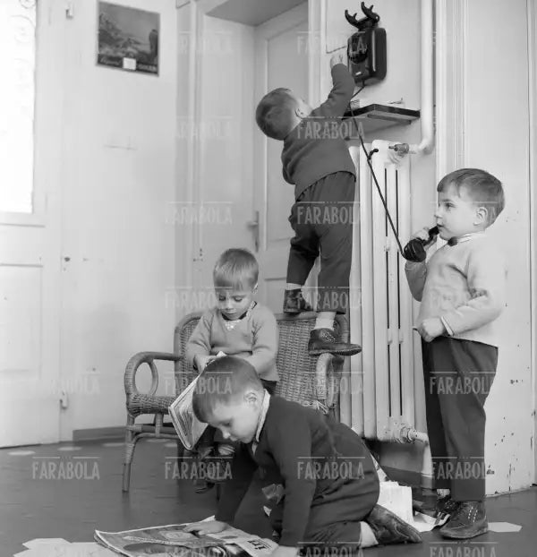 I Gemelli Sangion, Portogruaro, 1963 - Farabola Immagine digitale