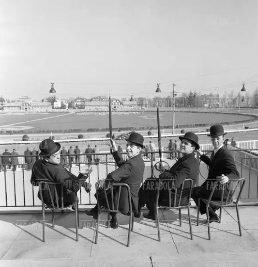 I Gufi all'Ippodromo, Milano, 1966 - Farabola Immagine digitale