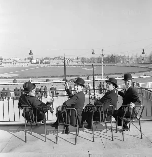 I Gufi all'Ippodromo, Milano, 1966 - Farabola Immagine digitale