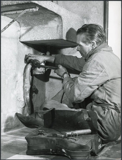 Idraulico anni 60 Ft 3195 - Stampa 24x18 cm - Farabola Stampa ai sali d'argento