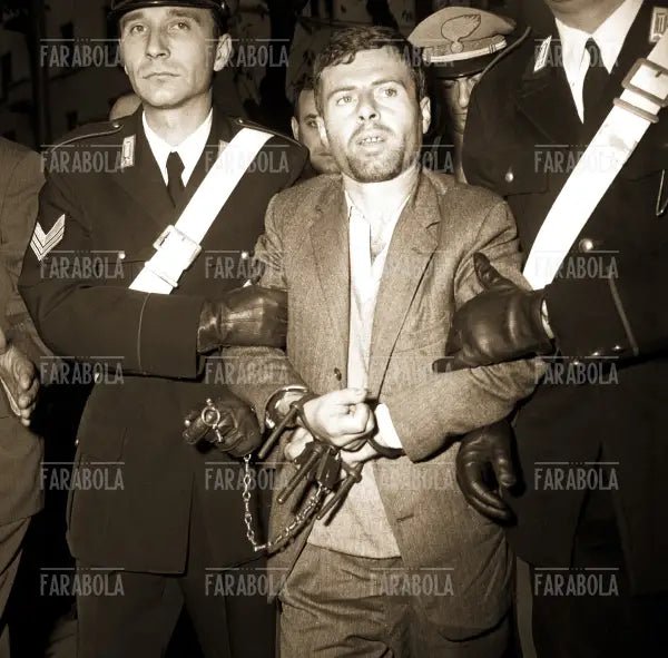 Il bandito Sante Notarnicola, Alessandria, 1967 - Farabola Immagine digitale