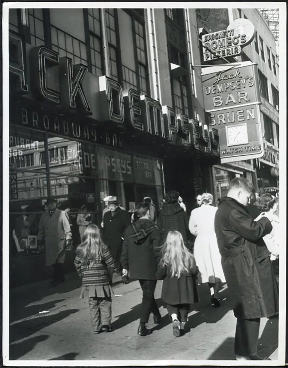 Il bar di Jack Dempsey a New York 1962 Ft 37937 - Stampa 20x15 cm - Farabola Stampa ai sali d'argento
