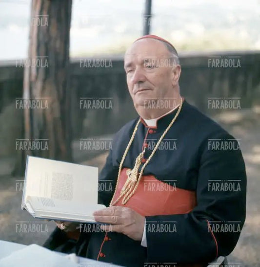 Il Cardinale Alfredo Ottaviani, Rapallo, 1963 - Farabola Immagine digitale
