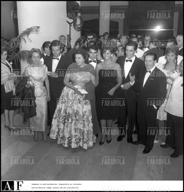 Il cast del film Rocco e i suoi fratelli, Festival di Venezia, 1960 - Farabola Immagine digitale