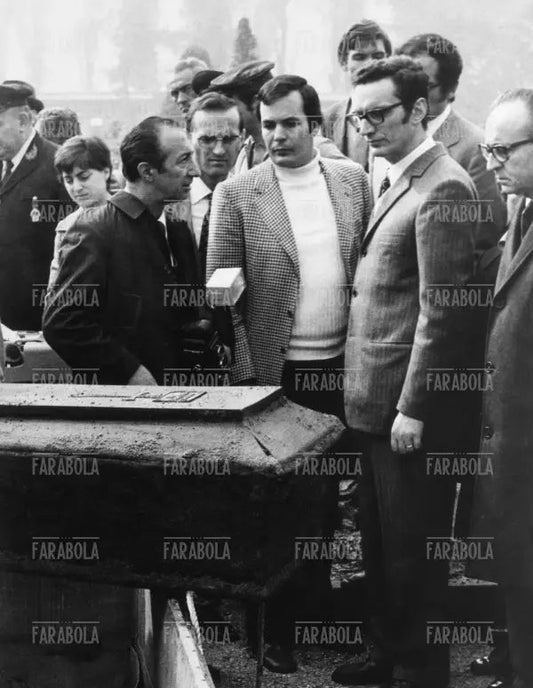 Il commissario Luigi Calabresi e il giudice Gerardo D'Ambrosio, Milano, 1971 - Farabola Immagine digitale