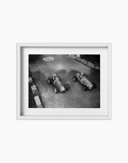 Il duello tra Ascari e Manzon, Gp di Monza 1951 - Farabola Fotografia