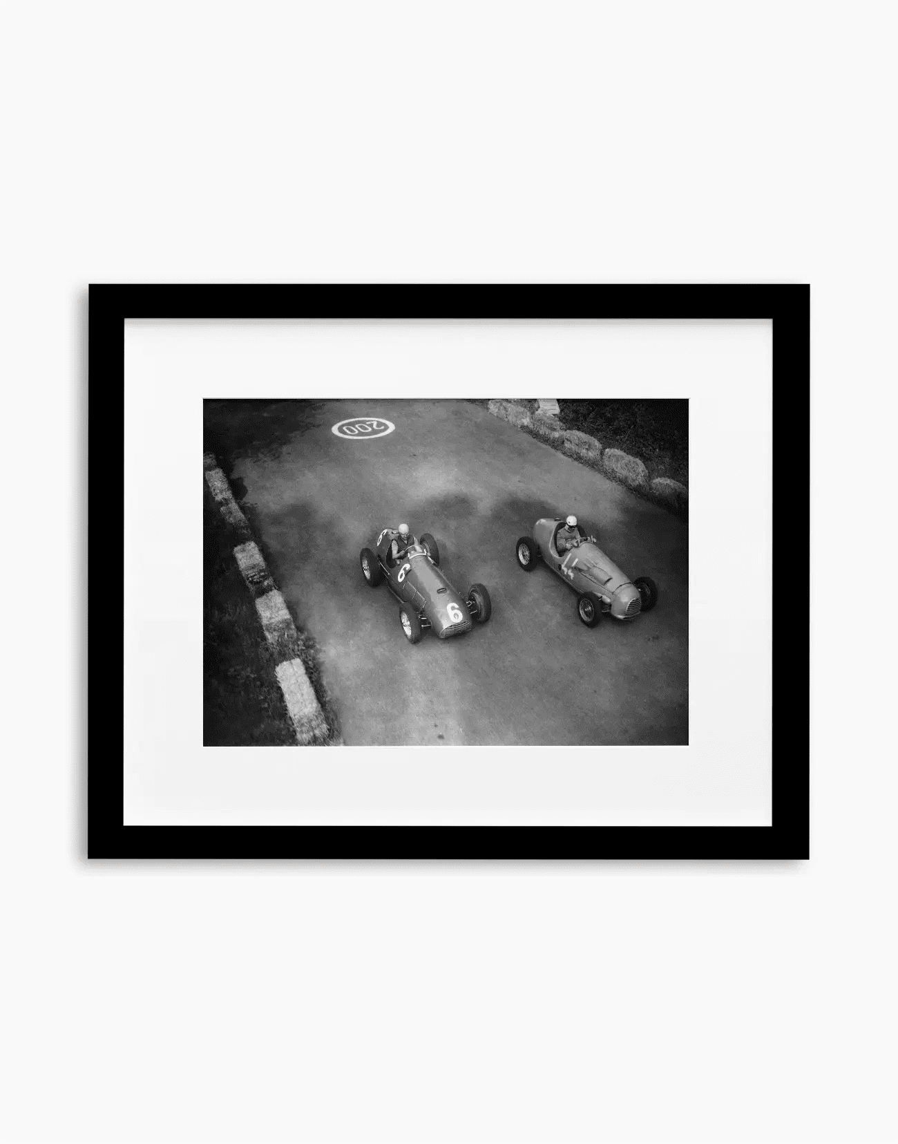 Il duello tra Ascari e Manzon, Gp di Monza 1951 - Farabola WhiteWall App Product