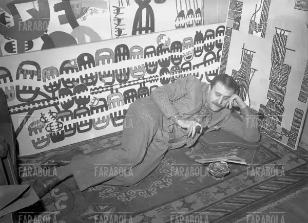 Il gallerista Carlo Cardazzo, 1953 - Farabola Immagine digitale