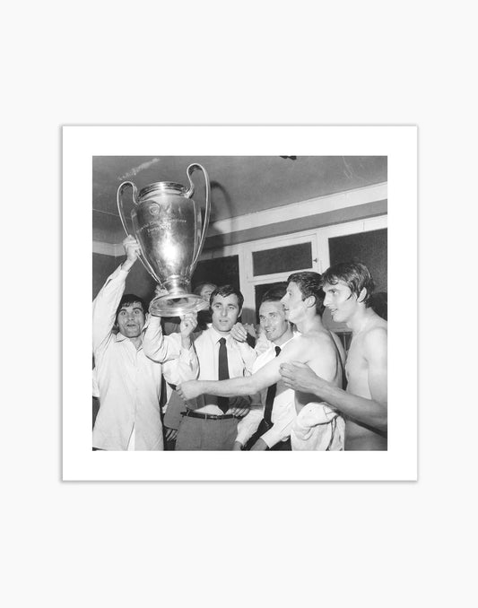 Il Milan vince la Coppa dei Campioni 1969 - Farabola Fotografia