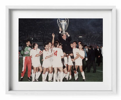 Il Milan vince la Coppa dei Campioni 1990 - Farabola Fotografia