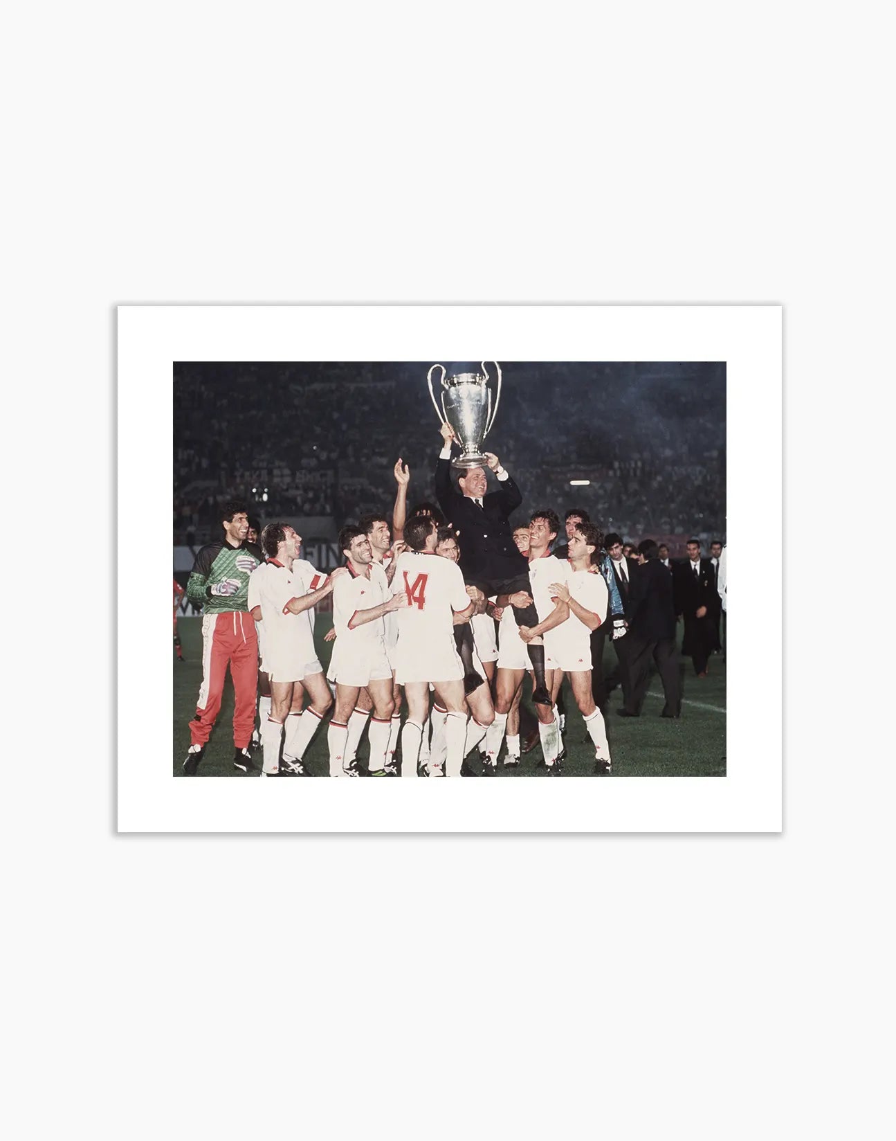 Il Milan vince la Coppa dei Campioni 1990 - Farabola Fotografia