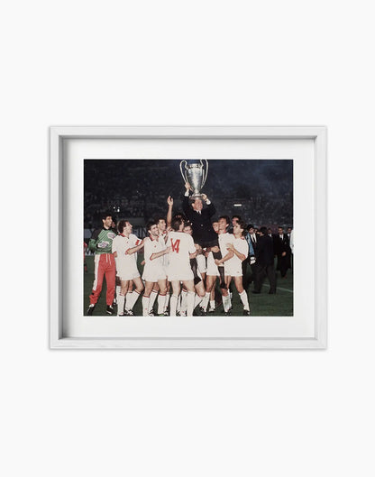 Il Milan vince la Coppa dei Campioni 1990 - Farabola Fotografia