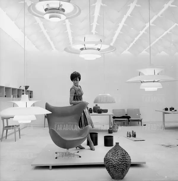 Il padiglione della Danimarca alla Triennale di Milano, 1960 - Farabola Immagine digitale