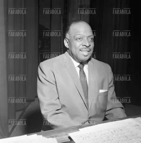 Il pianista Count Basie in concerto al Teatro Lirico, Milano, 1960 - Farabola Immagine digitale