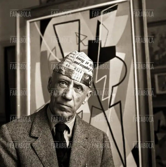 Il pittore Gino Severini, 1957 - Farabola Immagine digitale