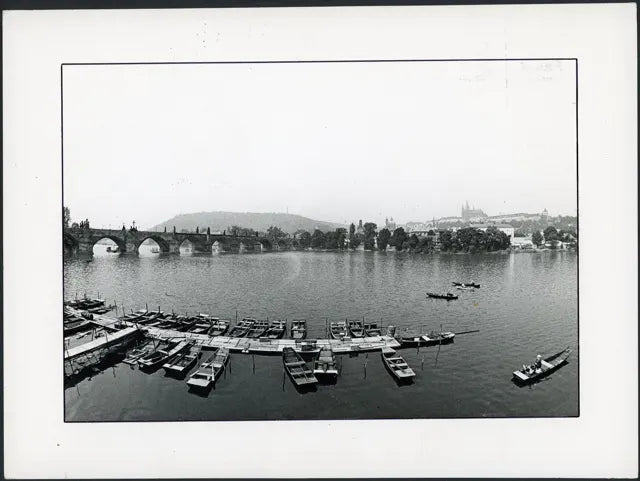 Il Ponte Carlo a Praga anni 60 Ft 3589 - Stampa 24x18 cm - Farabola Stampa ai sali d'argento