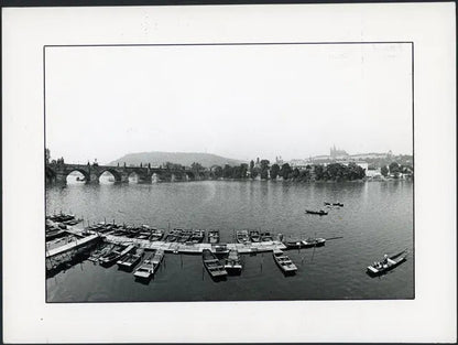 Il Ponte Carlo a Praga anni 60 Ft 3589 - Stampa 24x18 cm - Farabola Stampa ai sali d'argento