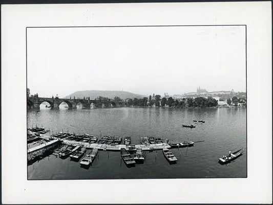 Il Ponte Carlo a Praga anni 60 Ft 3589 - Stampa 24x18 cm - Farabola Stampa ai sali d'argento