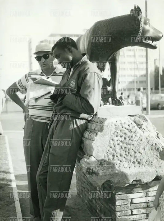 Il pugile Moseley, Olimpiadi di Roma, 1960 - Farabola Immagine digitale