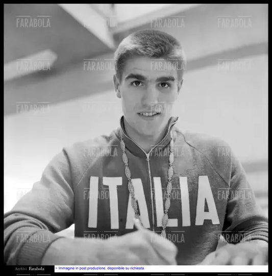 Il pugile Nino Benvenuti, Olimpiadi di Roma, 1960 - Farabola Immagine digitale