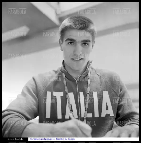 Il pugile Nino Benvenuti, Olimpiadi di Roma, 1960 - Farabola Immagine digitale