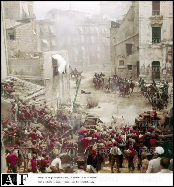 Il set del film Il Gattopardo, Palermo, 1962 - Farabola Immagine digitale