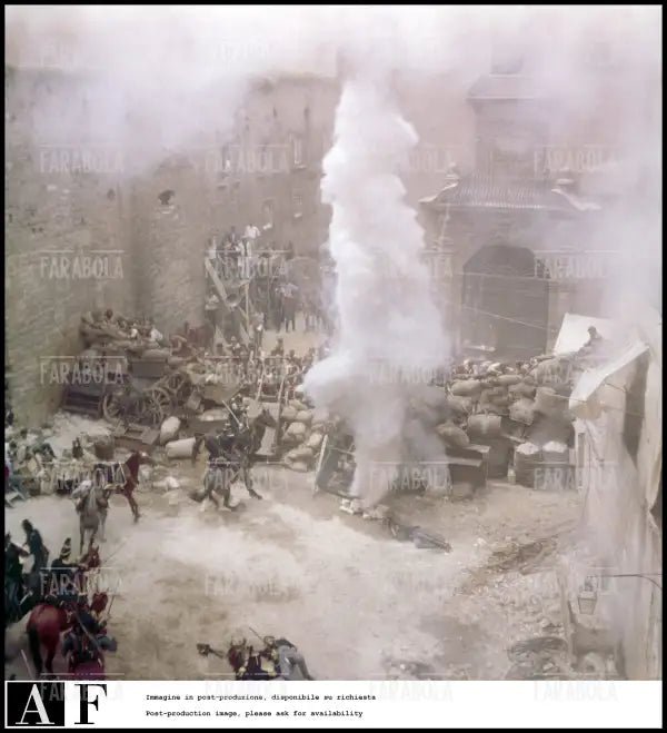 Il set del film Il Gattopardo, Palermo, 1962 - Farabola Immagine digitale