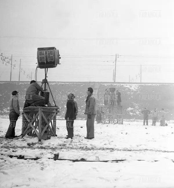 Il set del film Miracolo a Milano, 1950 - Farabola Immagine digitale