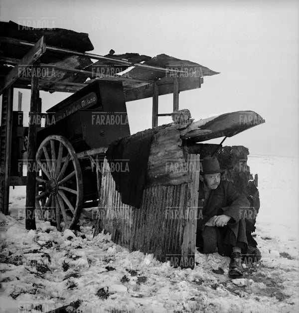 Il set di Miracolo a Milano, 1950 - Farabola Immagine digitale