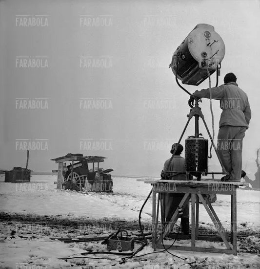 Il set di Miracolo a Milano, 1950 - Farabola Immagine digitale