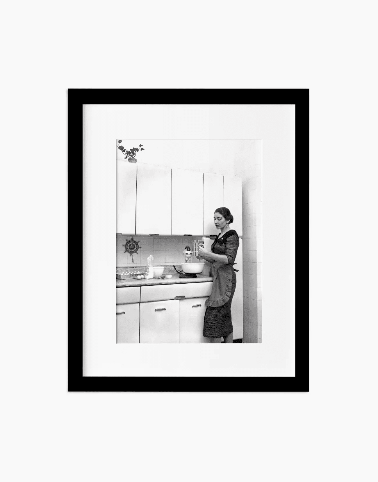Il soprano Maria Callas, 1956 - Farabola WhiteWall App Product