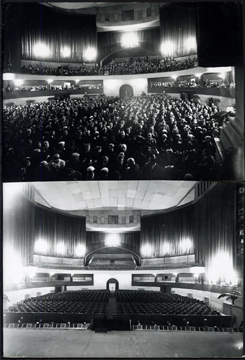 Il Teatro Carlo Felice a Genova anni 60 Ft 37232 - Stampa 17x25 cm - Farabola Stampa ai sali d'argento