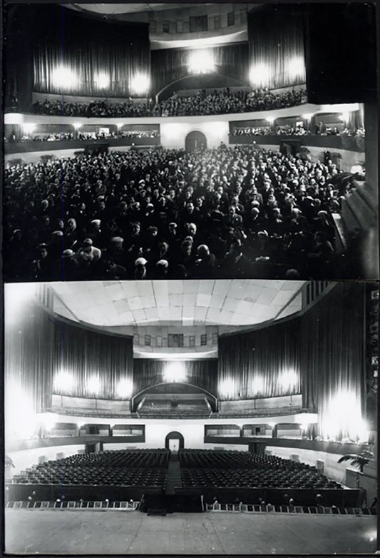Il Teatro Carlo Felice a Genova anni 60 Ft 37232 - Stampa 17x25 cm - Farabola Stampa ai sali d'argento