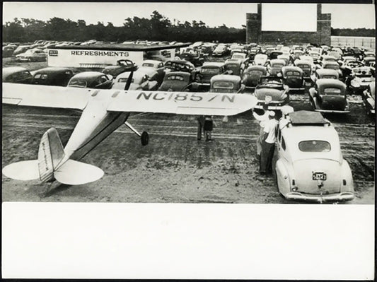 Il teatro Drive - In Fly - In Massachussets 1957 Ft 37917 - Stampa 24x18 cm - Farabola Stampa ai sali d'argento
