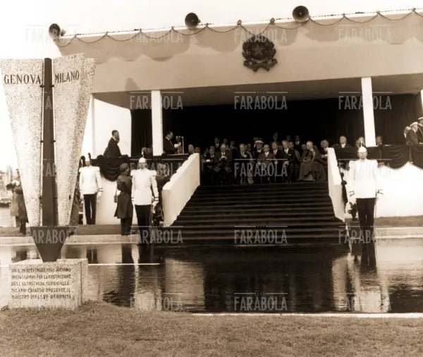 Inaugurazione autostrada Tortona - Milano, 1960 - Farabola Immagine digitale