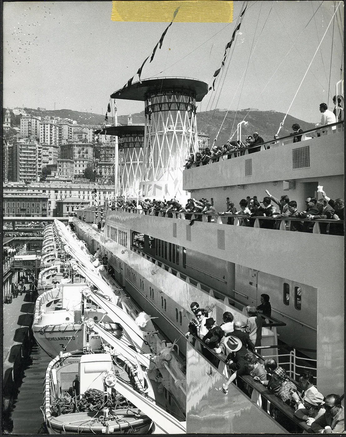 Inaugurazione della Michelangelo 1965 Ft 36112 - Stampa 21x27 cm - Farabola Stampa ai sali d'argento