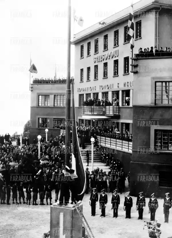 Inaugurazione dellanuova sede Sciesopoli, Selvino, anni 30 - Farabola Immagine digitale