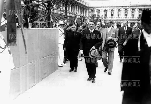 Incontro Hitler Mussolini, 1934 - Farabola Immagine digitale