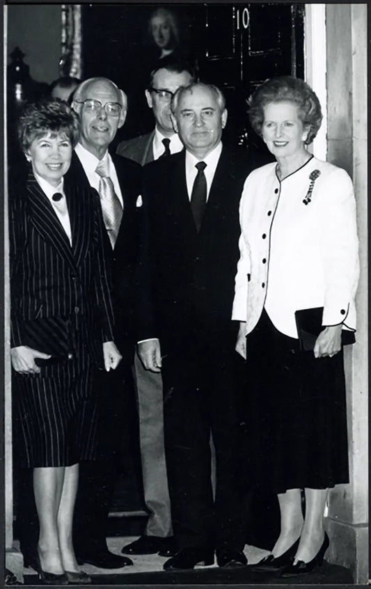 Incontro Thatcher Gorbaciov 1989 Ft 5089 - Stampa 13x20 cm - Farabola Stampa ai sali d'argento