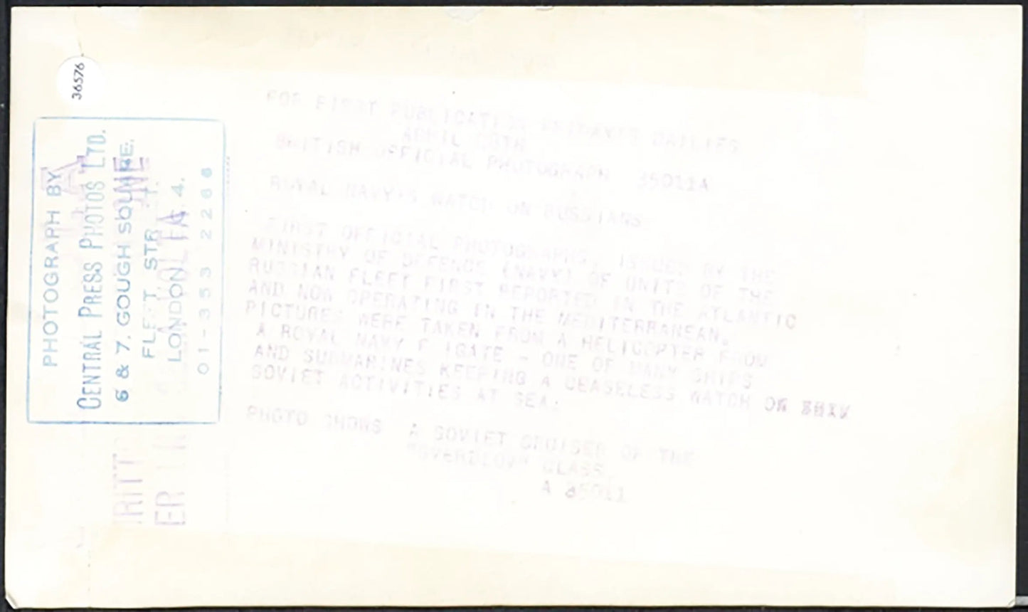 Incrociatore sovietico Sverdlov Ft 36576 - Stampa 20x12 cm - Farabola Stampa ai sali d'argento