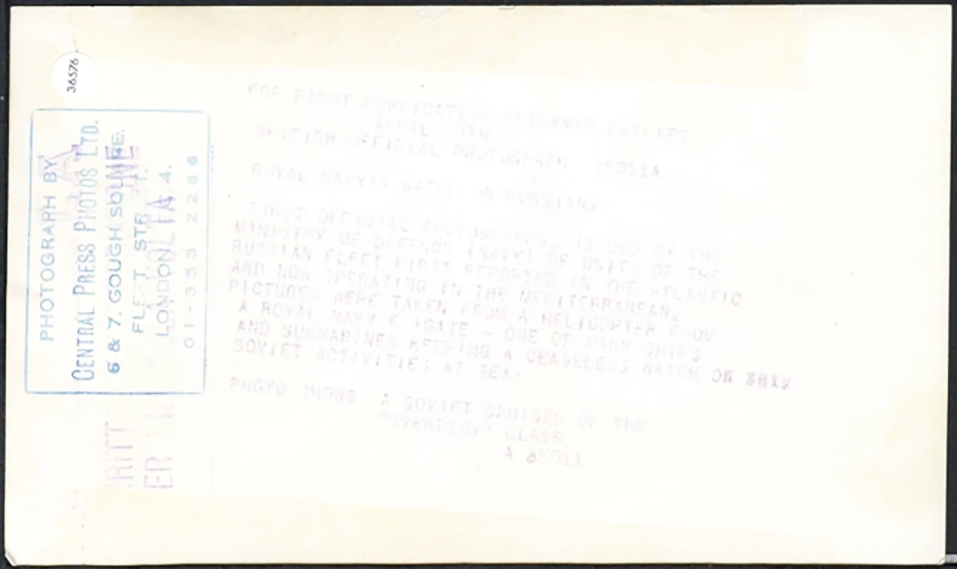 Incrociatore sovietico Sverdlov Ft 36576 - Stampa 20x12 cm - Farabola Stampa ai sali d'argento