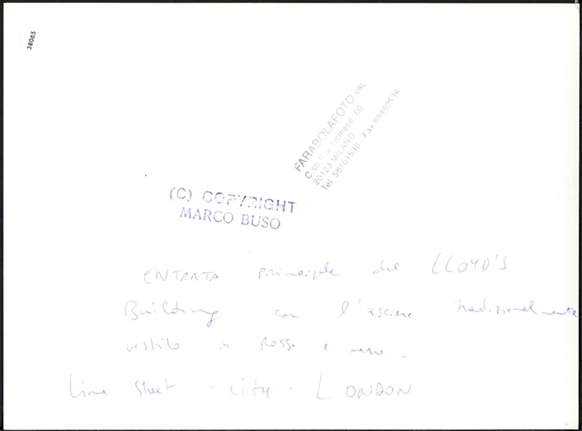 Ingresso del Lloyds Building Londra anni 90 Ft 38065 - Stampa 24x18 cm - Farabola Stampa ai sali d'argento