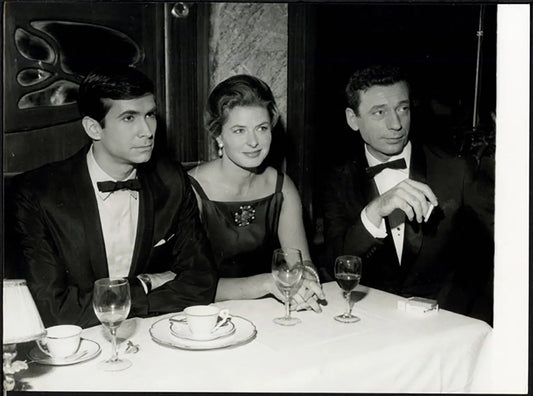 Ingrid Bergman Anthony Perkins Yves Montand Ft 37451 - Stampa 24x18 cm - Farabola Stampa ai sali d'argento