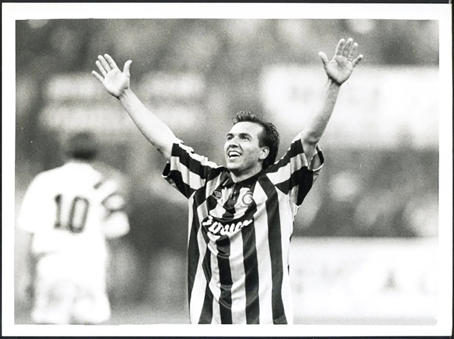 Inter Finale Coppa Uefa Ruben Sosa 1994 Ft 5561 - Stampa 24x18 cm - Farabola Stampa ai sali d'argento